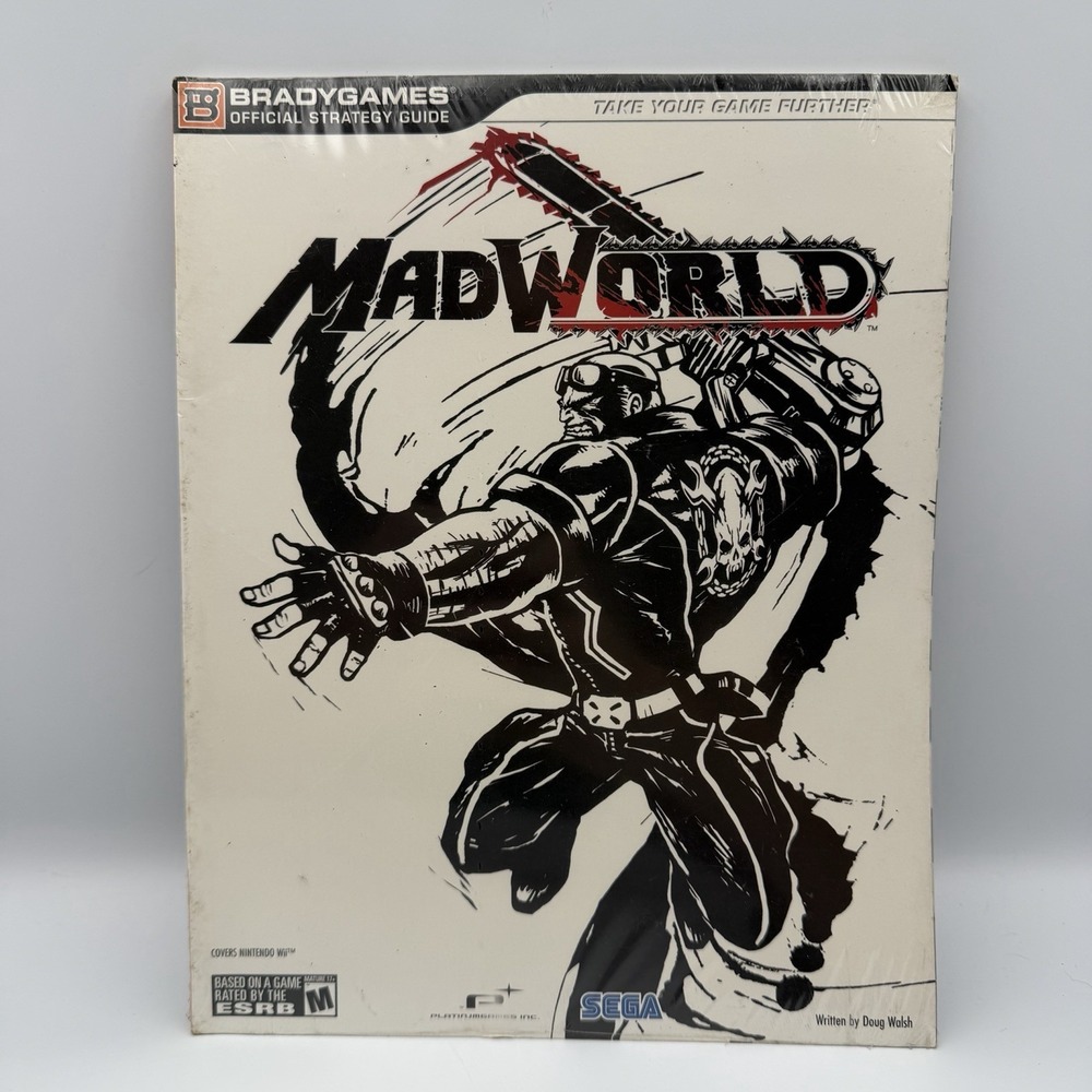 BradyGames MadWorld Official Strategy Guide Nintendo Wii Sealed New
